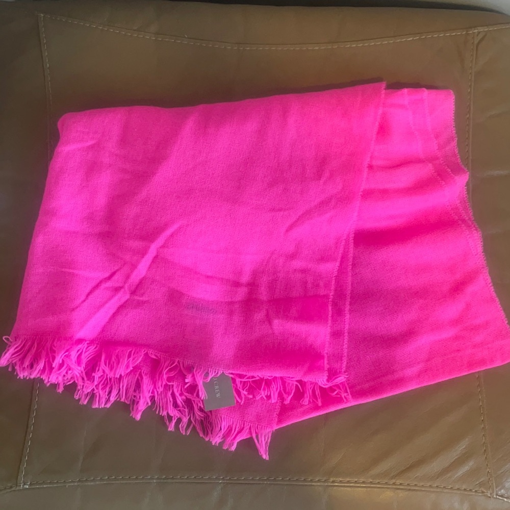 J.CREW Pink Scarf NWT